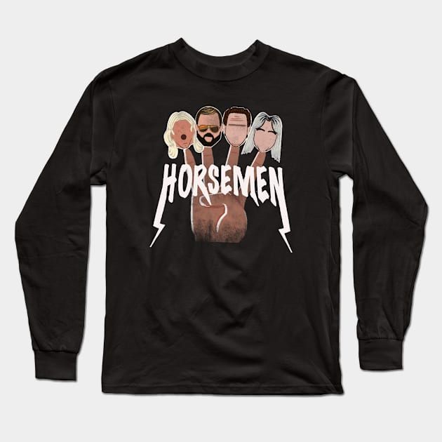 The 4 Horsemen Long Sleeve T-Shirt by Ace13creations